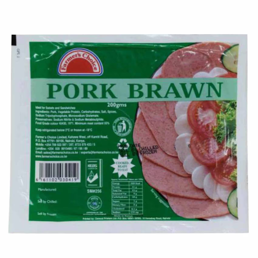 FCL PORK BRAWN SLICED 200G